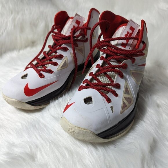 Nike LeBron x + Men\'s white Red Black Size 9 main image 13